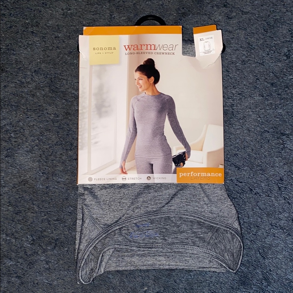 Sonoma Gray Performance Crewneck